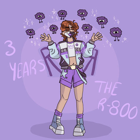 3 year anniversary / Ranboo rebrand fanart - Oct. 2023