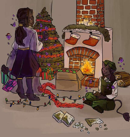 Ranboo & Aimsey fanart - Dec 2022